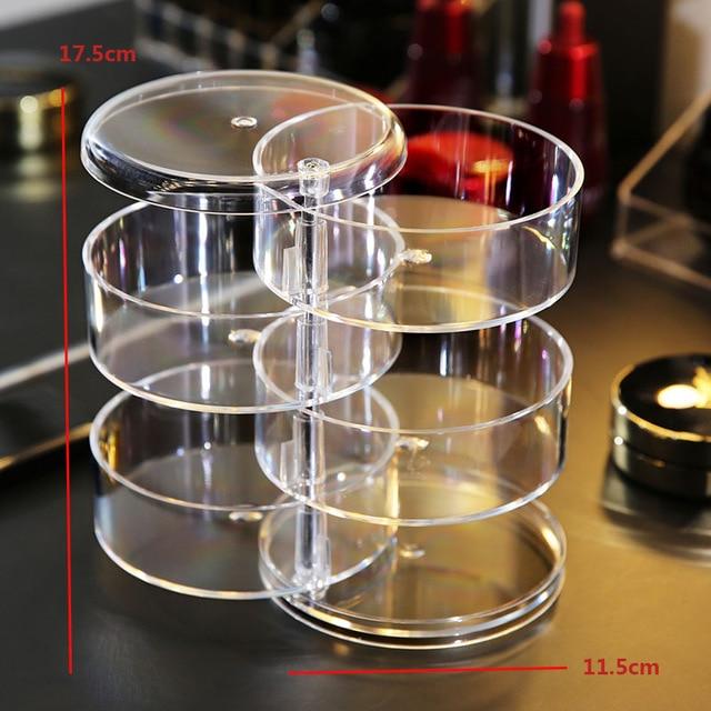 TRANSPARENT ACRYLIC COSMETICS ORGANIZER